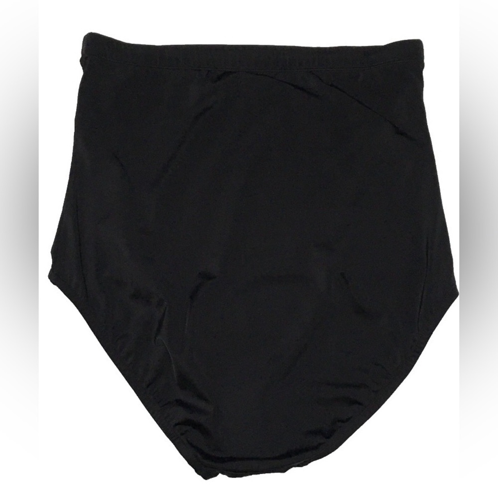 Swim Solutions Women's Size 14 Black High-Waist Swim Bottom Swimsuit NWOT - Picture 2 of 5